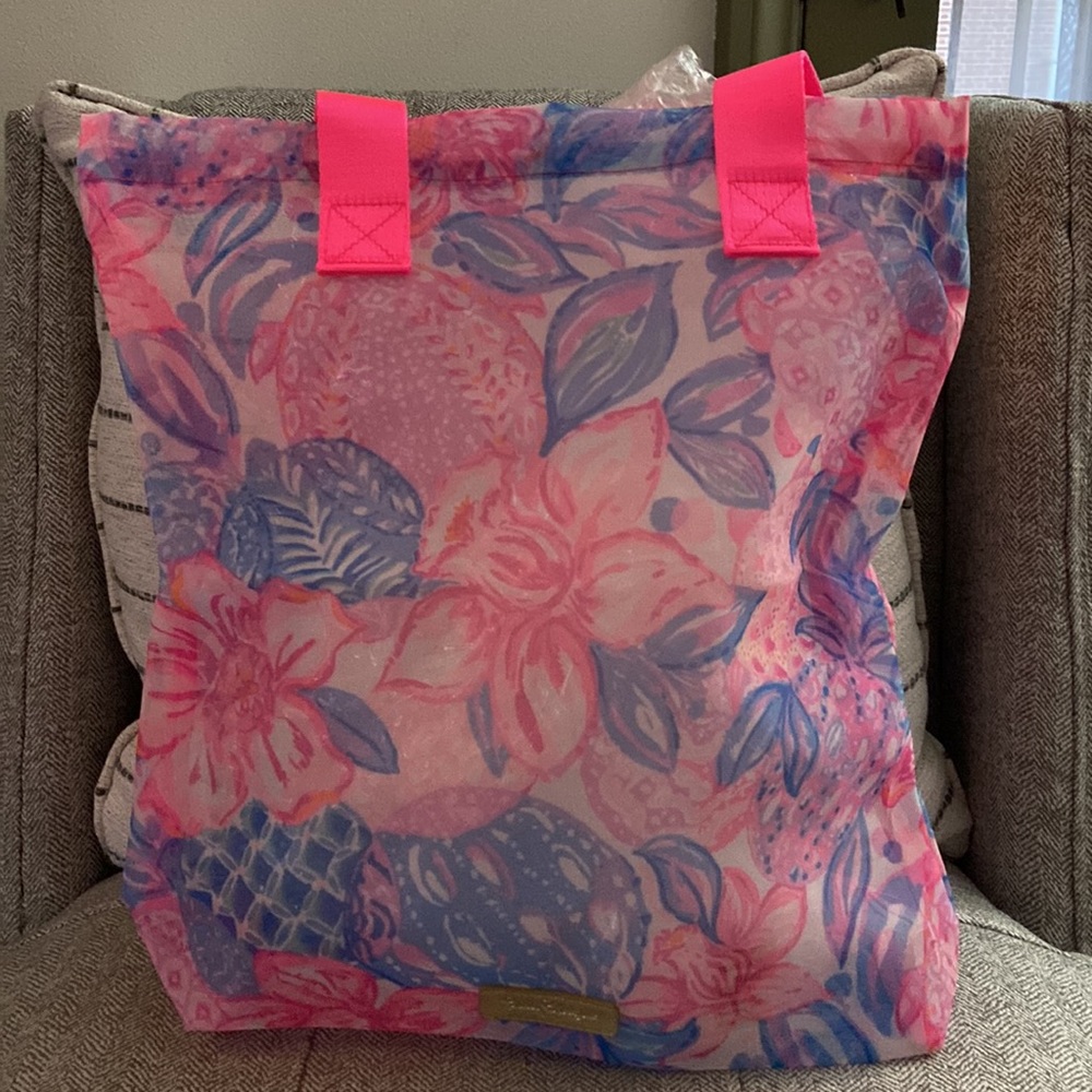 🌺Last One!🌺 NWT Lilly Pulitzer Mesh Tote - Picture 3 of 6